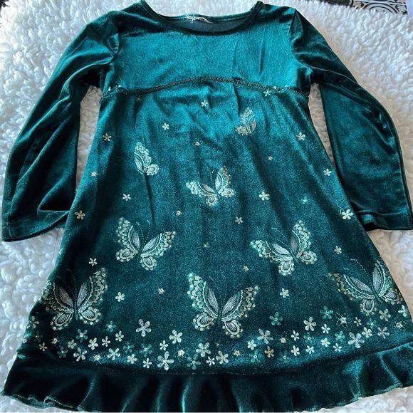 Vintage Other - Beautiful y2k velour girls dress butterfly’s